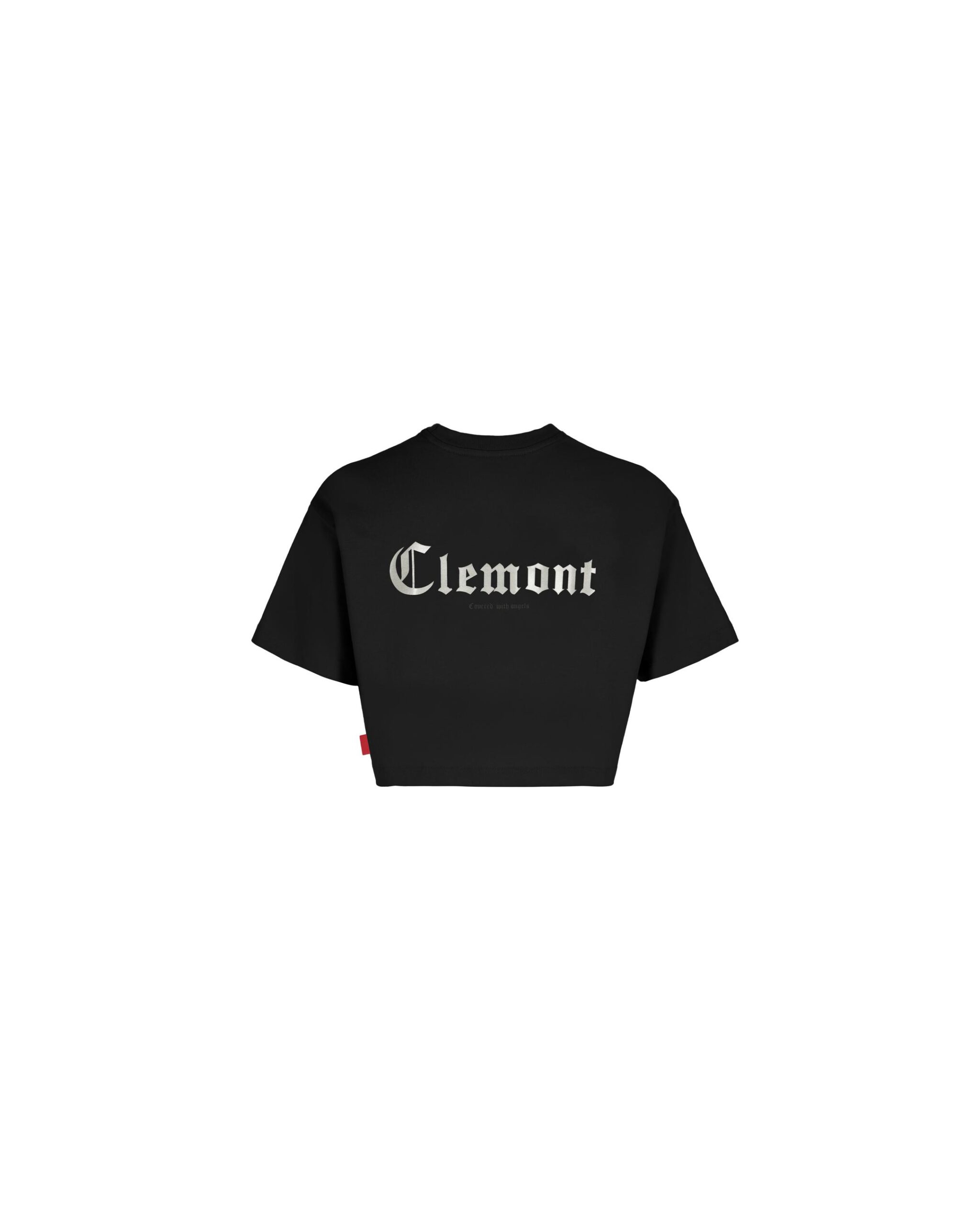 CROP TOP RAGGIANTE NEGRO